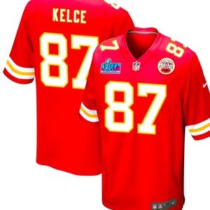 KC Chiefs Kelce Super Bowl Jersey